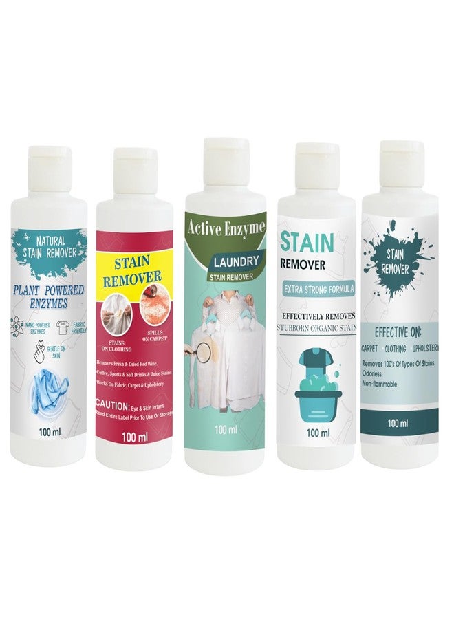 مجموعة مزيلات بقع توفوس: مزيل بقع القمصان، الأحمر، الفستق، الدمى، والسماء | محلول تنظيف متعدد الأسطح للملابس والأقمشة والمفروشات (100 غرام لكل عبوة) - Image 1